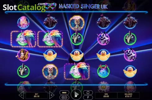 Οθόνη3. Masked Singer UK Κουλοχέρης
