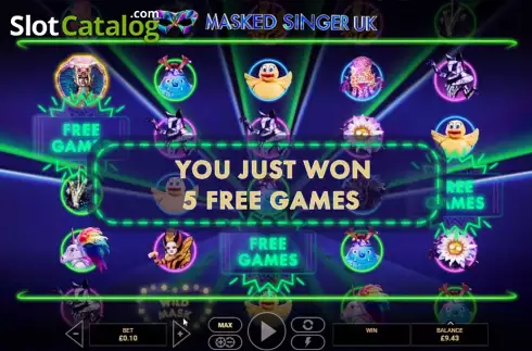 Οθόνη6. Masked Singer UK Κουλοχέρης