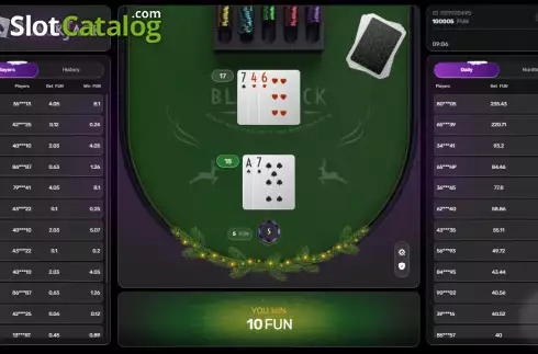 Οθόνη3. Blackjack (Galaxsys) Κουλοχέρης