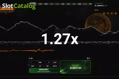Οθόνη3. Crasher (Galaxsys) Κουλοχέρης