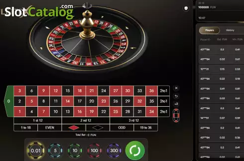 Οθόνη2. Roulette X (Galaxsys) Κουλοχέρης