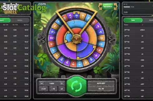 Οθόνη2. Jungle Wheel Κουλοχέρης
