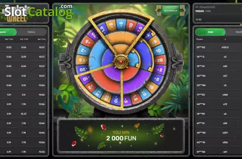Οθόνη3. Jungle Wheel Κουλοχέρης