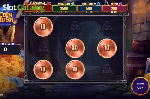 Οθόνη3. Coin Rush (Galaxsys) Κουλοχέρης