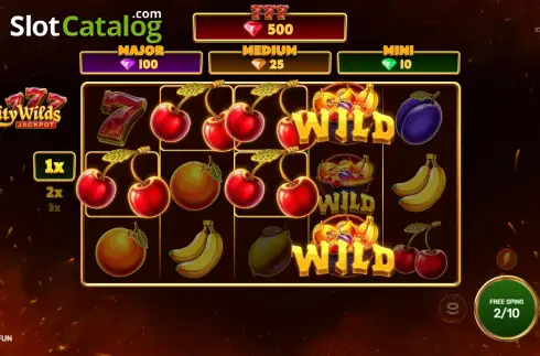 Οθόνη3. Fruity Wilds 5 Κουλοχέρης
