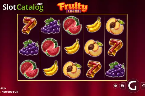 Οθόνη2. Fruity Lines Κουλοχέρης