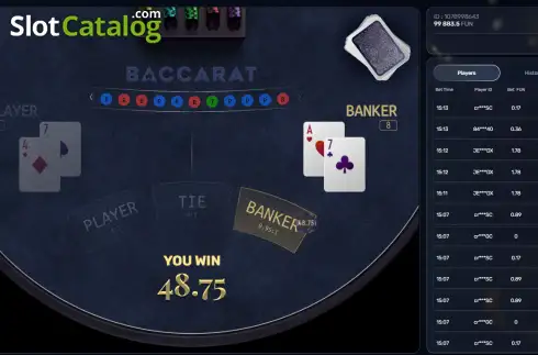 Οθόνη2. Baccarat (Galaxsys) Κουλοχέρης 
