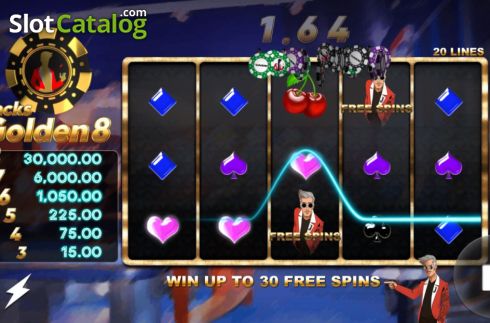 Οθόνη4. Jack's Golden 8 Κουλοχέρης
