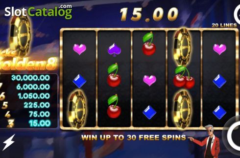Οθόνη5. Jack's Golden 8 Κουλοχέρης