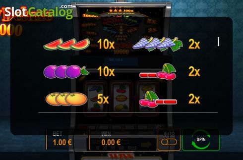 Οθόνη9. Cherry Deluxe 10000 Κουλοχέρης 