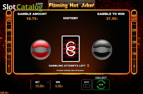 Οθόνη5. Flaming Hot Joker Κουλοχέρης