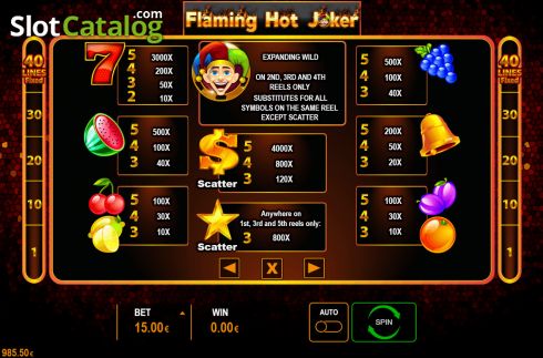 Οθόνη6. Flaming Hot Joker Κουλοχέρης