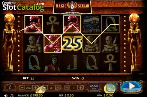 Οθόνη3. Magic Scarab Reveal Κουλοχέρης