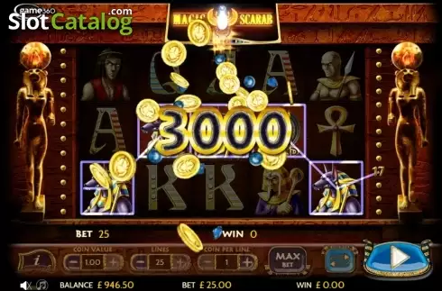 Οθόνη4. Magic Scarab Reveal Κουλοχέρης