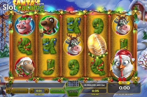 Οθόνη2. Santa's Farm Κουλοχέρης