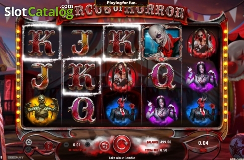 Οθόνη4. Circus of Horror Κουλοχέρης 