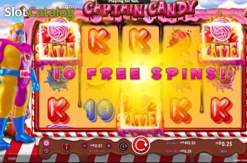 Οθόνη5. Captain Candy Κουλοχέρης