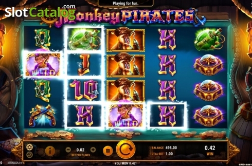 Οθόνη3. Monkey Pirates Κουλοχέρης