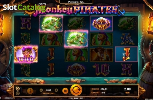 Οθόνη4. Monkey Pirates Κουλοχέρης