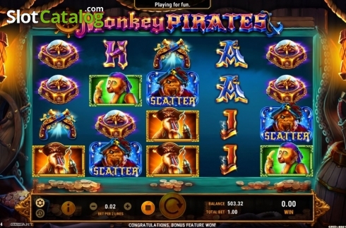 Οθόνη5. Monkey Pirates Κουλοχέρης