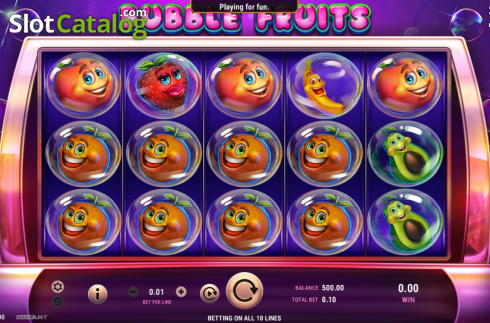 Οθόνη3. Bubble Fruits Κουλοχέρης