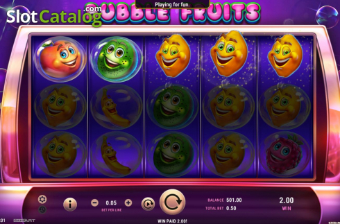 Οθόνη4. Bubble Fruits Κουλοχέρης