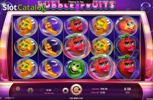 Οθόνη5. Bubble Fruits Κουλοχέρης