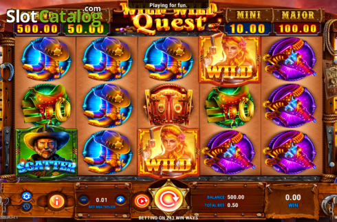 Οθόνη2. Wild Wild Quest Κουλοχέρης