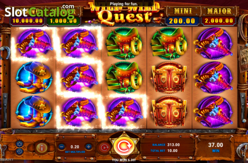 Οθόνη5. Wild Wild Quest Κουλοχέρης