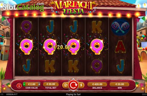 Οθόνη3. Mariachi Fiesta (GameArt) Κουλοχέρης