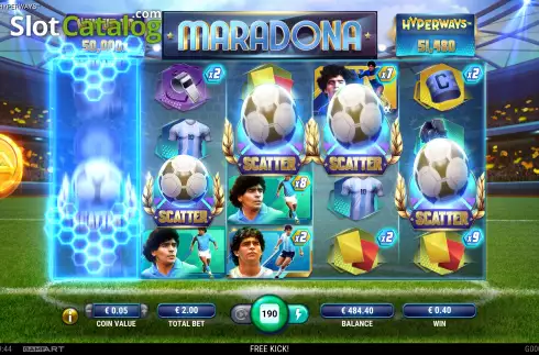 Οθόνη5. Maradona Hyperways Κουλοχέρης