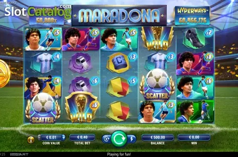 Οθόνη2. Maradona Hyperways Κουλοχέρης