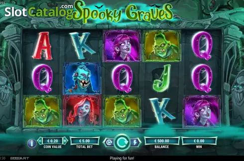 Οθόνη2. Spooky Graves Κουλοχέρης