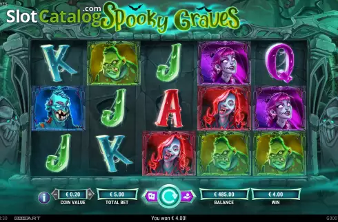 Οθόνη3. Spooky Graves Κουλοχέρης