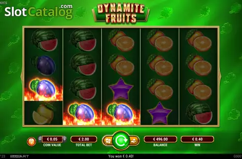 Οθόνη4. Dynamite Fruits Κουλοχέρης 
