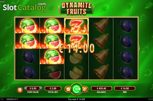 Οθόνη7. Dynamite Fruits Κουλοχέρης 