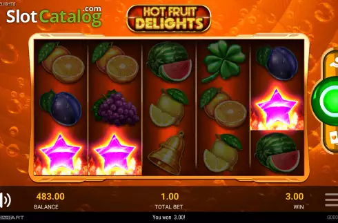 Οθόνη3. Hot Fruit Delights Κουλοχέρης 