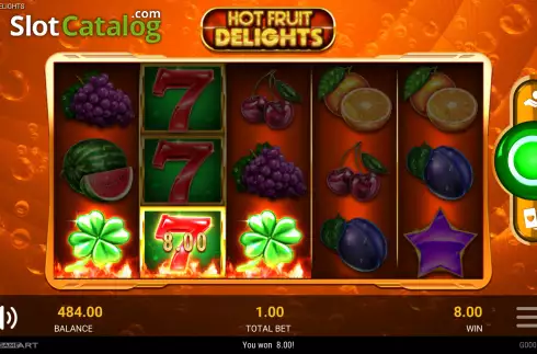 Οθόνη4. Hot Fruit Delights Κουλοχέρης 