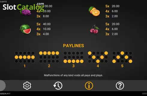 Οθόνη8. Hot Fruit Delights Κουλοχέρης 