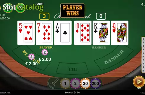 Οθόνη3. Baccarat (GameArt) Κουλοχέρης
