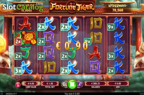 Οθόνη3. Fortune Tiger HyperWays Κουλοχέρης