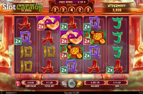 Οθόνη6. Fortune Tiger HyperWays Κουλοχέρης