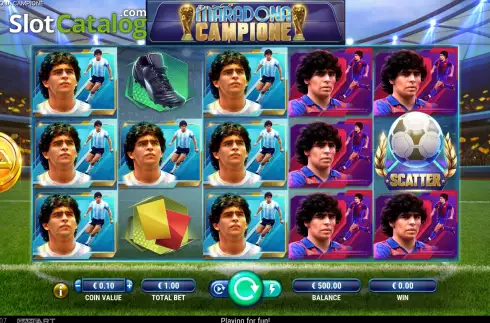 Οθόνη2. Diego Maradona Campione Κουλοχέρης 