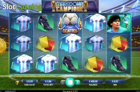Οθόνη3. Diego Maradona Campione Κουλοχέρης 