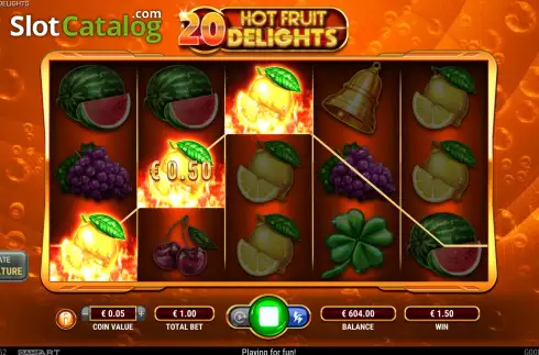 Οθόνη4. 20 Hot Fruit Delights Κουλοχέρης 