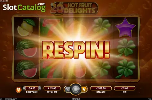 Οθόνη7. 20 Hot Fruit Delights Κουλοχέρης 