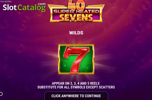 Οθόνη2. 40 Super Heated Sevens Κουλοχέρης