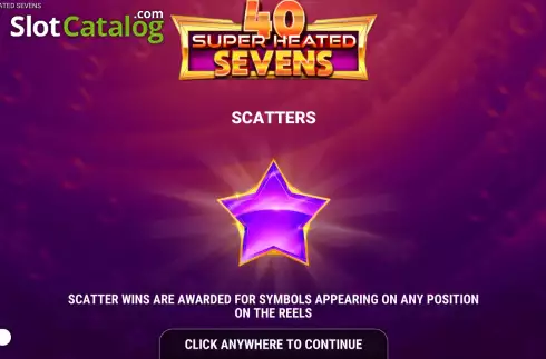 Οθόνη3. 40 Super Heated Sevens Κουλοχέρης
