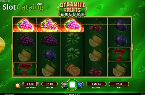 Οθόνη3. Dynamite Fruits Deluxe Κουλοχέρης