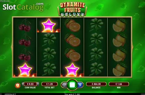 Οθόνη7. Dynamite Fruits Deluxe Κουλοχέρης